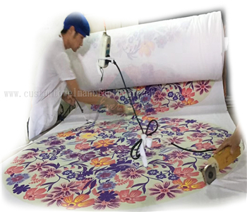 China Bulk Custom Printing extra large beach towels exporter Heat Transfer Printing Flower Holiday sea sandbeach towels supplier